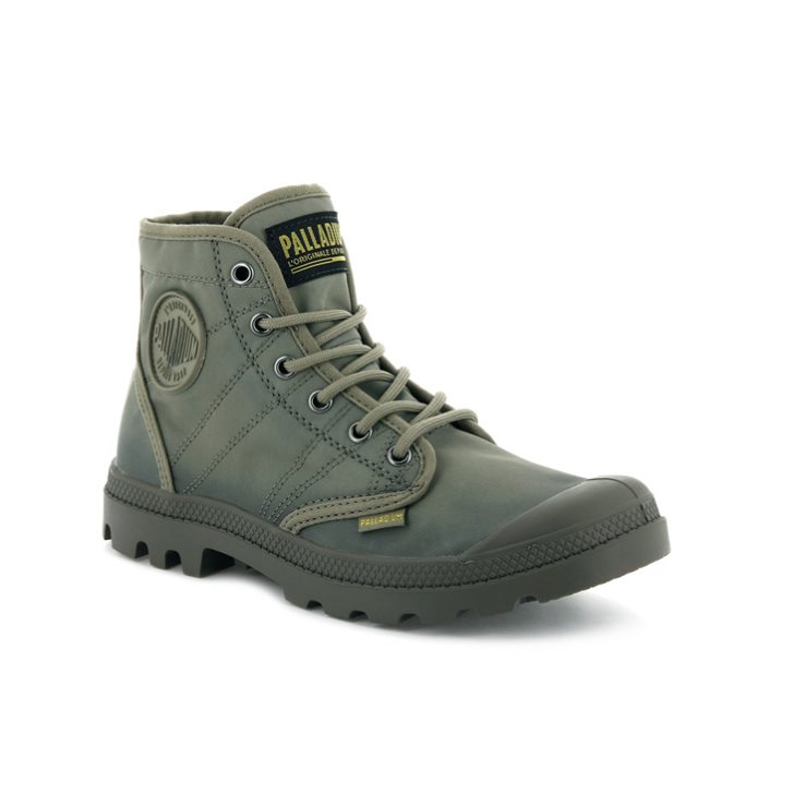 Bottes Palladium Pallabrousse TX Femme Vert Olive | FR FBR697X